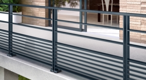 Delphia / Eolia
Garde-corps axé lisses horizontales